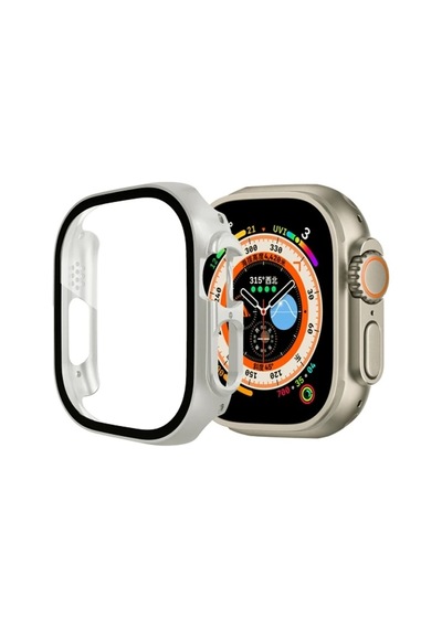 Ally Watch Ultra 49mm İçin Hard Pc Full Koruma Sert Armor Zırh Kılıf- 5775 Renk: Bej