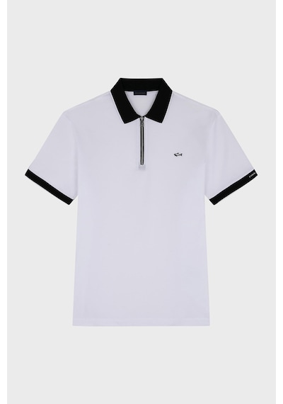 Paul & Shark Erkek Polo Yaka T Shirt 24411319 010 Beyaz Beyaz