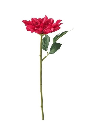 Ikea Smycka Yapay Dahlia Dalı 30 Cm Yeşil Kırmızı Kırmızı - Yeşil