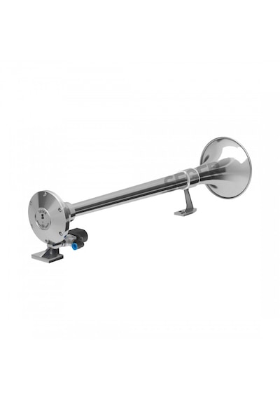 Seger 24 Volt 57 Cm Krom Tek Borulu Marin Havalı Korna