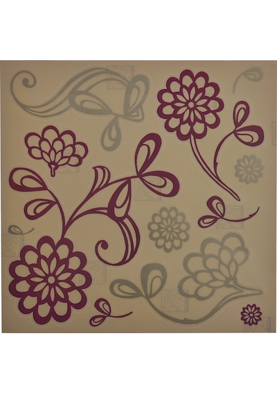 Mix&Match Floral Kendinden Yapışkanlı Dekoratif Duvar Süsü N11.183