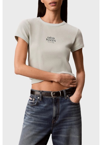 Calvin Klein Bayan T Shirt Lv047f240g 3q0 Mint