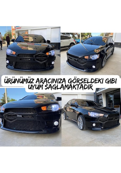 Mitsubishi Lancer 2007-2014 Uyumlu Üniversal Mercekli Angel Sis Farı Metal Su Geçirmez 76 Mm Halkalı Gündüz Farı Sis Farı 58099833