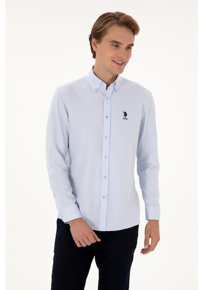 U.s. Polo Assn. Erkek Basic Gömlek 2225434 Açık Mavi U.s. Polo Assn. Erkek Basic Gömlek 2225434 Açık Mavi