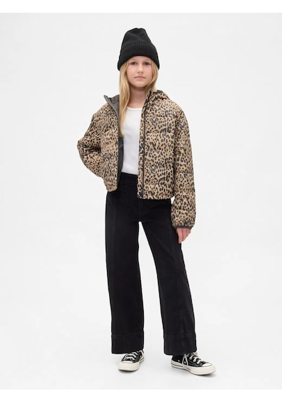 Gap V-frch Lw Logo Puffer Mont Çok Renkli
