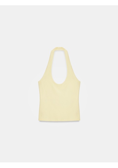 Dilvin 32726 Halter Yaka Top-açık Sarı