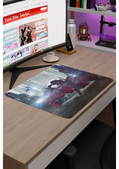Akira Anime V4 - 48x40 Xl Gaming Kauçuk Kaymaz Taban Mouse Pad Fare Altlığı