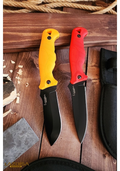 Outdoor Piknik Kamp Bıçağı Bıçak Kılıflı Mutfak Çakısı 2 Li Kmpx01 Çok Renkli