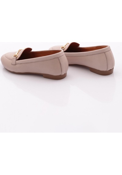 Dgn 102 Kadin Metal Aksesuarli Zenne Loafer Gümüş