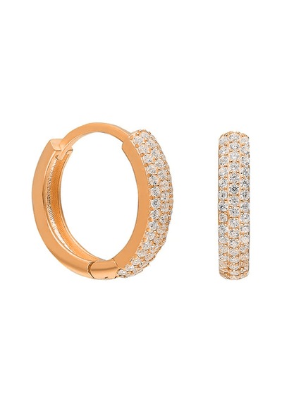 Sırataşlı Halka Küpe 717041 Silver Gümüş