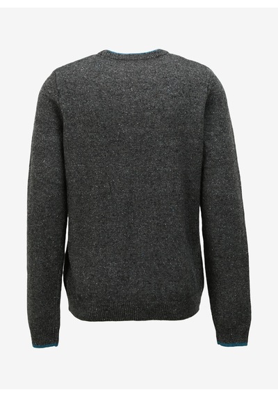 Fred Mello Bisiklet Yaka Slim Fit Antrasit Erkek Kazak Fm23w35mg