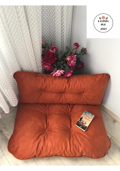Petek Önü Palet Yer Minderi Kiremit Rengi Kiremit