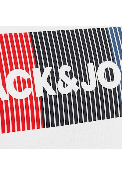 Jack & Jones Bisiklet Yaka Logolu Tişört-corplogo 12151955 - 1 White Beyaz - Kırmızı - Siyah Jack & Jones Bisiklet Yaka Logolu Tişört-corplogo 12151955 - 1 White Beyaz - Kırmızı - Siyah