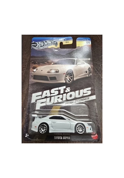 Uzun Kart Fast And Furious Brain O'conner Toyota Supra F&f Beyaz