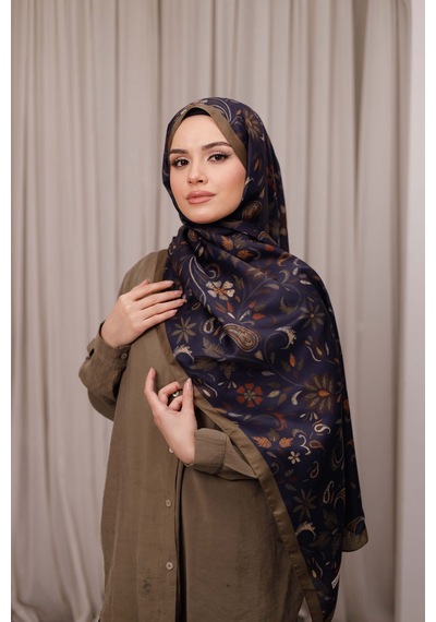 Mimiyum Rüya Desen-soft Şal Hardal Çok Renkli