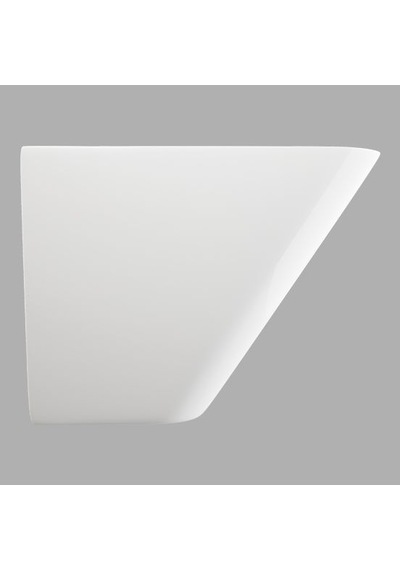 Lucco Moena 55 CM Yarım Monoblok Lavabo Beyaz