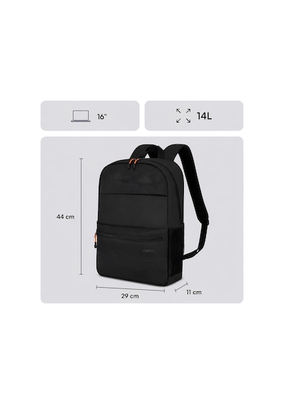 Mack Mcc-1623 16 Pax Motion Notebook Sırt Çantası Siyah