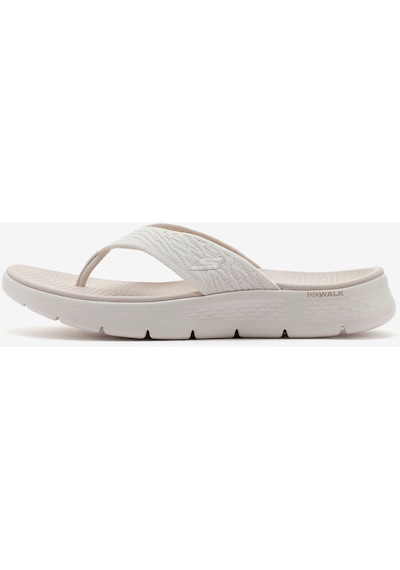 Skechers Go Walk Flex Sandal - Splendor Kadın Bej Parmak Arası Terlik 141404 Nat Bej