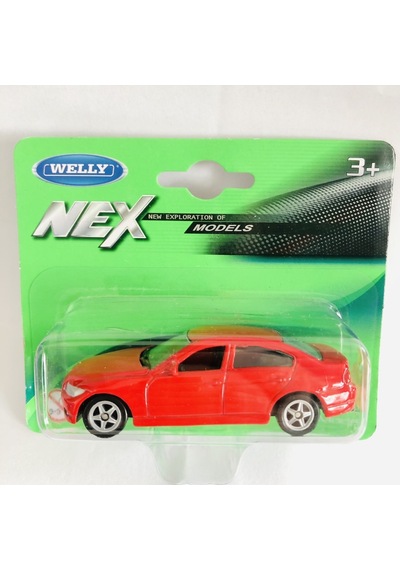 Bmw M3 335i Kırmızı 1:64 Ölçek Mini Metal Araba Welly Nex Marka