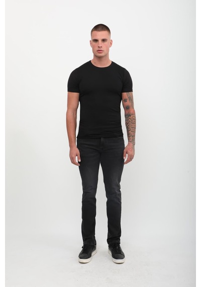Banny Jeans Erkek Yırtık Detaylı Jean Pantolon Siyah 34