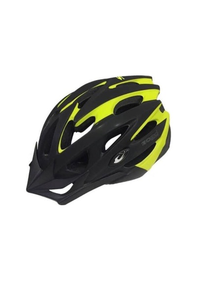 Zozo Mv29 Işıklı Kask Siyah/Lime M