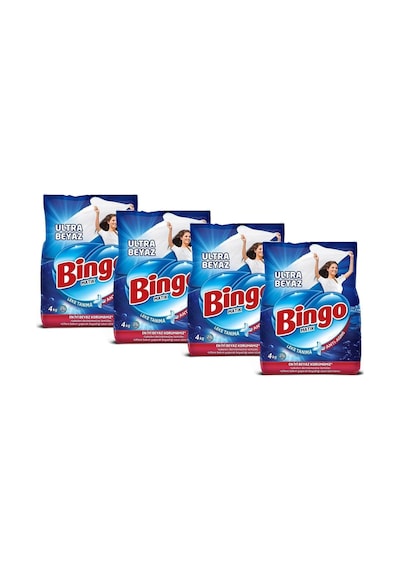 Matik Toz Çamaşır Deterjanı 4 Kg Ultra Beyaz 4'lü