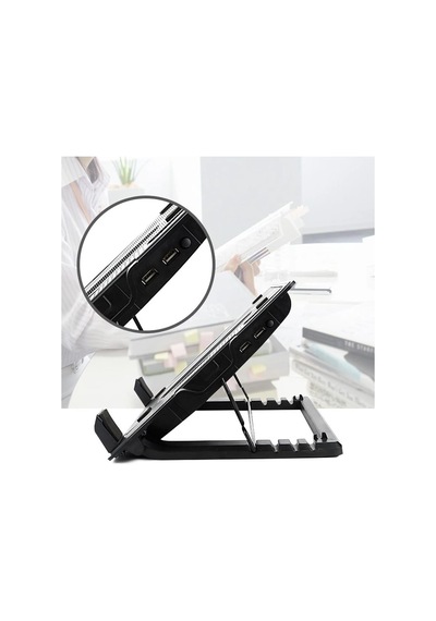 Zhltools Yükseklik Ayarlı Laptop Soğutuculu Stand