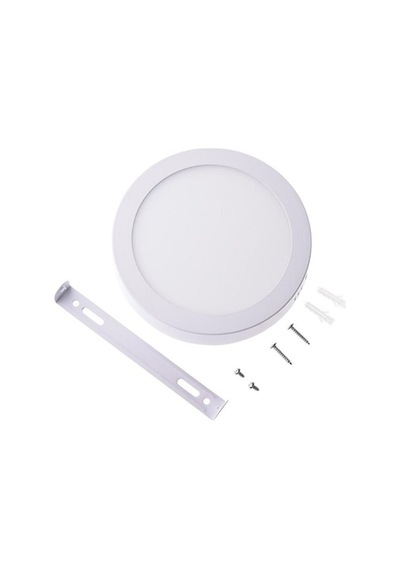 30 Watt Panel Led Armatür Sıva Üstü Yuvarlak Ct 5273 Günışığı Sarı Işık 3200k Alüminyum Kasa