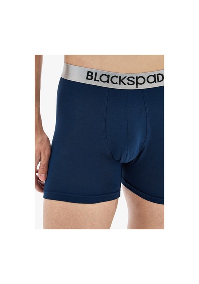 Blackspade Erkek Boxer 3lü Paket Modern Basics 9471 - Mavi Çok Renkli