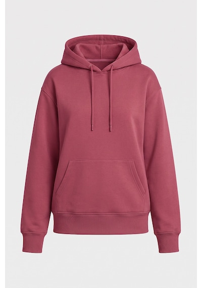 TOMMYLIFE Standart Kapüşonlu 3lü Paket Ekru-yaban Gülü-koyu Bej Kadın Sweatshirt - 97321 Bej - Pembe