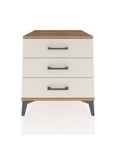 Kronos Komodin 3 Çekmeceli 60x59x64 Çam-aytaşı Çam