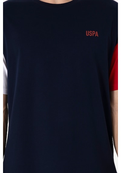U.S. Polo Assn. Erkek Comfort Fit Bisiklet Yaka Lacivert Tişört 50306921-VR033
