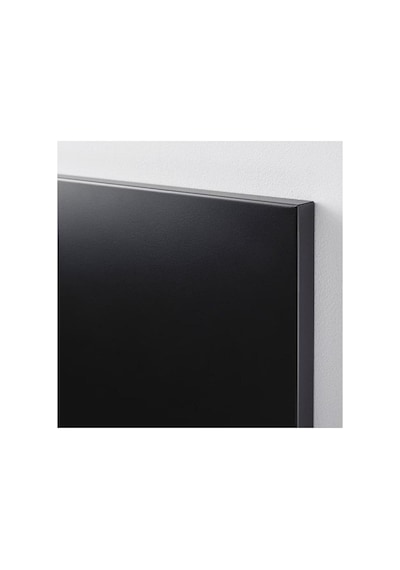 Dünya Magnet Magnet Panosu, Dekoratif Mıknatıslı Pano, Siyah, Metal Pano, 50x70 Cm Standart