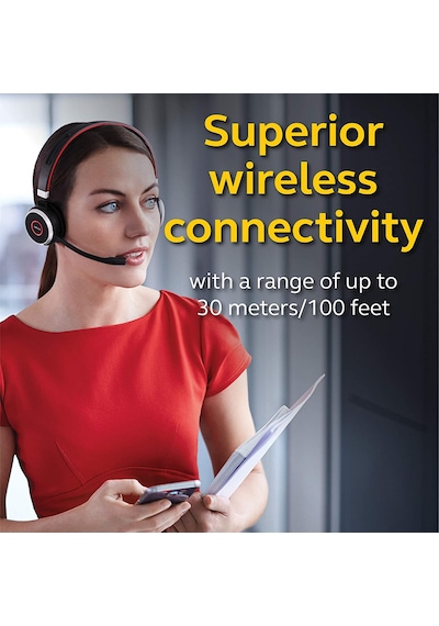 Jabra Evolve 65 UC Bluetooth Kablosuz Mikrofonlu Kulak Üstü Kulaklık