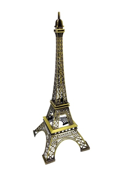 Minyatür Metal Paris Eyfel Kulesi Dekoratif Biblo 48 Cm