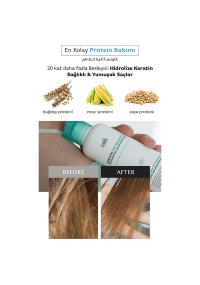 Lador Kuru Ve Hasarlı Saçlar Için Profesyonel Bakım Şampuanı Lpp Keratin Shampoo 150ml