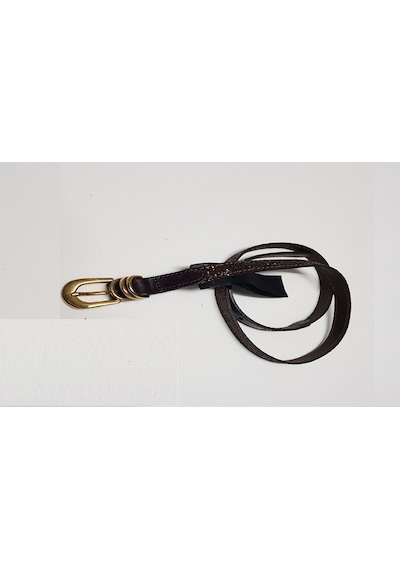 6101/616 Massimo Dutti Kahve Bayan Kemer Kahverengi
