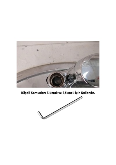 Eltos Allen Alyan Anahtar 4 Mm Altıgen Vida Somun Sıkma Sökme Eca004