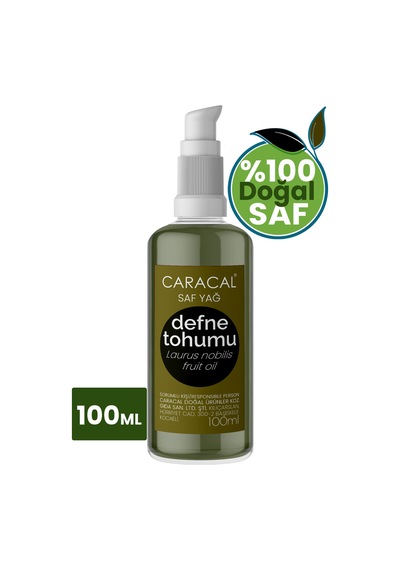 Caracal Defne Tohumu Yağı 100 Ml Doğal Saf Laurus Nobilis Fruit Oil Geleneksel Kaynatma Posasız