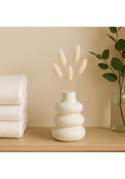 Bernami Mumluk Şamdanpinterest Mini Vazo Japandi Stil El Yapımı Minimal Vazo Diğer