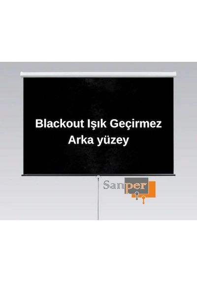 Sanper 100 X 100 Projeksiyon Perdesi Storlu Zincirli
