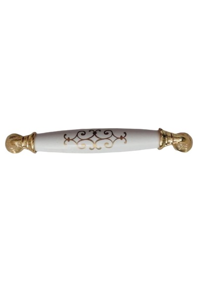 Klasik Silindir Kulp Altın 128 Mm Çok Renkli