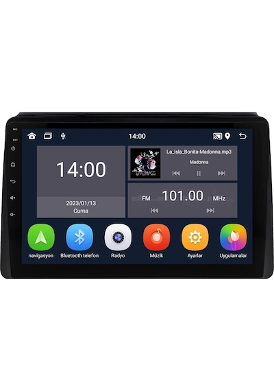 Dacia Duster Android Multimedya Sistemi 2018-2022 Crv-4608xd