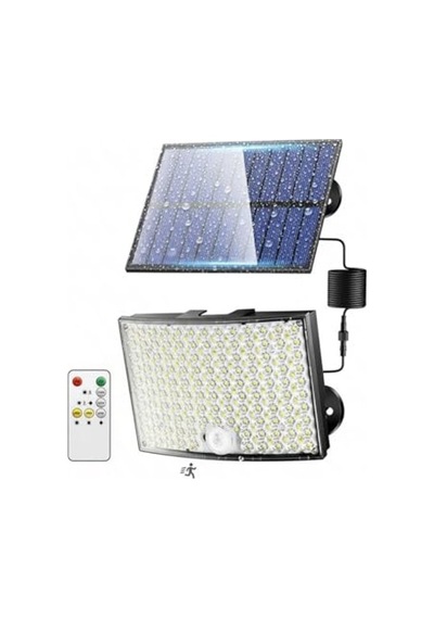 60w Led'li Solar Projektör, 5400 Lümen Ve Su Geçirmez