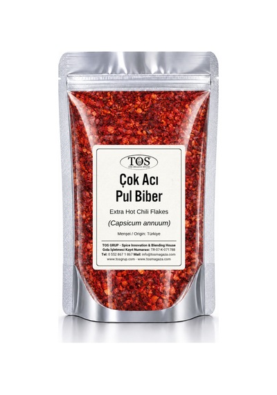 Çok Acı Pul Biber 50 gr (1. Kalite) Capsicum annuum / Extra Hot Chili Flakes