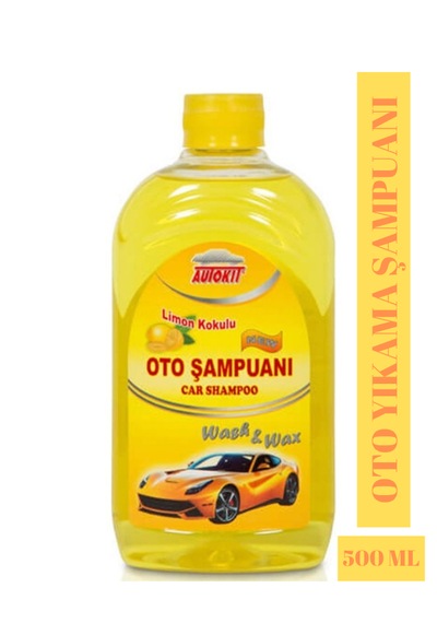 Oto Şampuanı Limon Kokulu 500 Ml Araba Şampuanı Araba Yıkama
