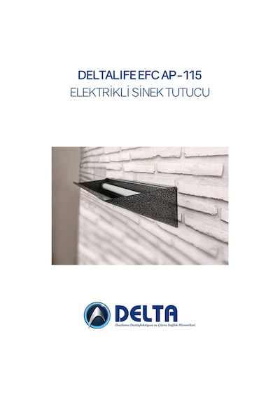 Deltalife Elektrikli Sinek Öldürücü Yapışkan Plakalı Uv Lambalı Ap-115