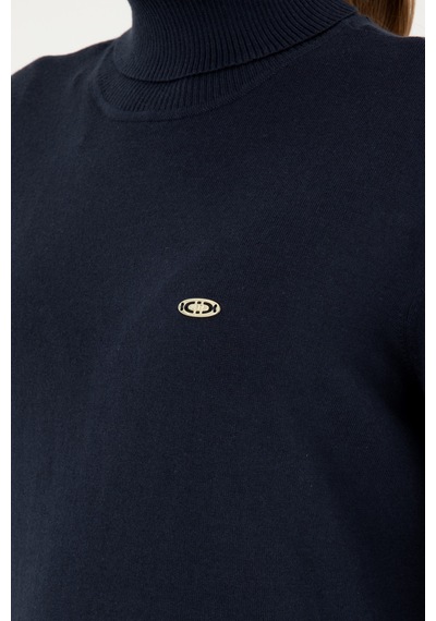 U.S. Polo Assn. Kadın Lacivert Basic Boğazlı Kazak 50294570-VR033 U.S. Polo Assn. Kadın Lacivert Basic Boğazlı Kazak 50294570-VR033