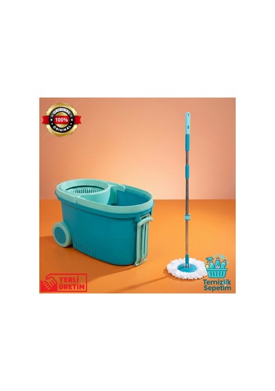 Tekerlekli Taşıma Saplı Comfort Mop Temizlik Seti
