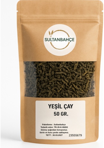 Yeşil Çay 50 Gr Doğal, Katkısız Bitki Çayı, El Yapımı Kurutulmuş Yaprak Çay